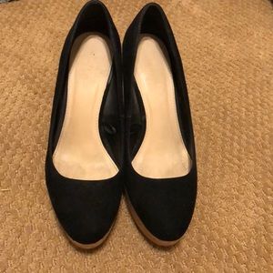 Forever 21 platform cork wedges